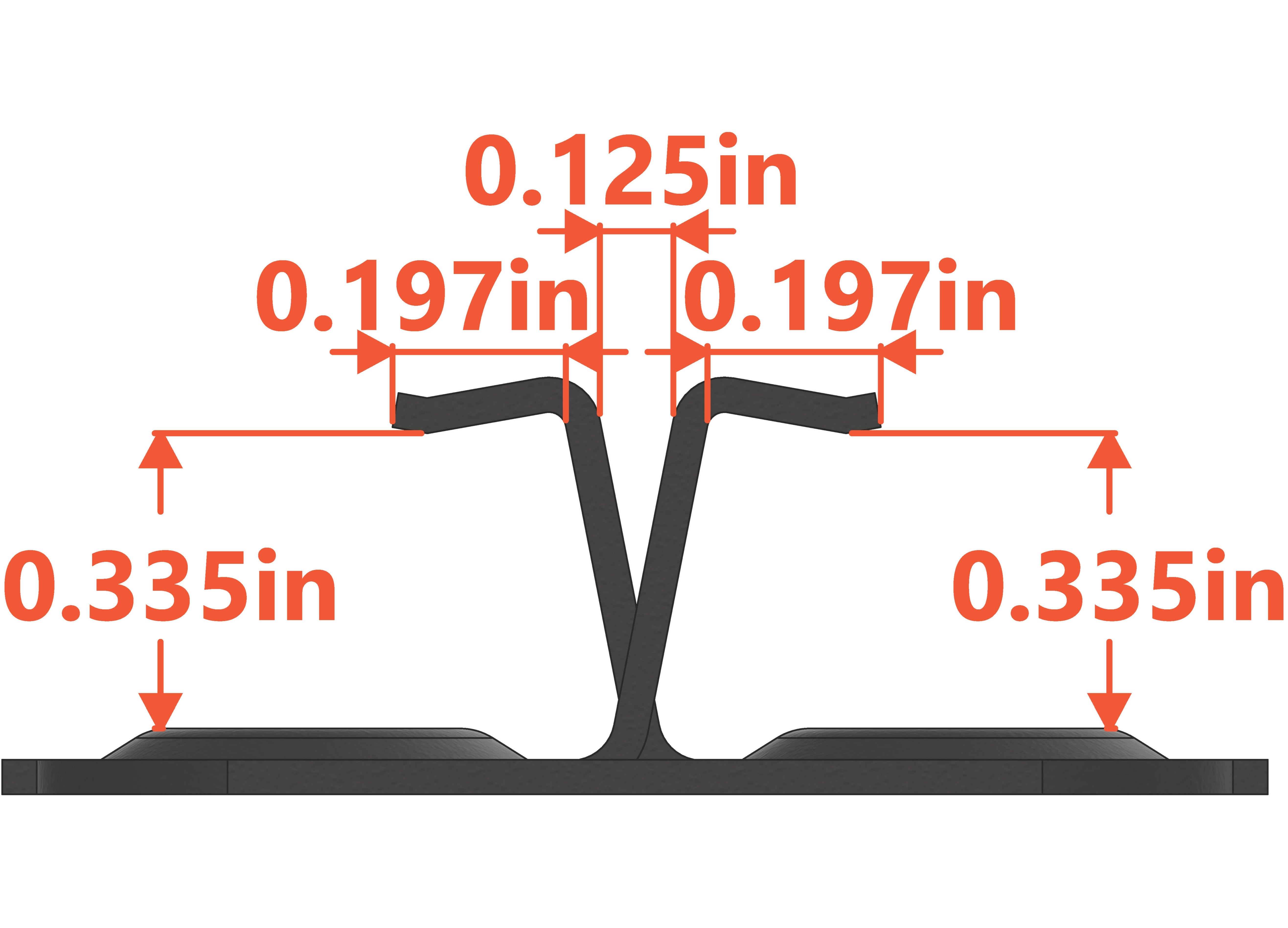 WPC Hidden Deck Clip: Galvanized - 8.5mm-3