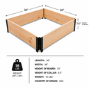 Pallet Collar Garden Bed Specs