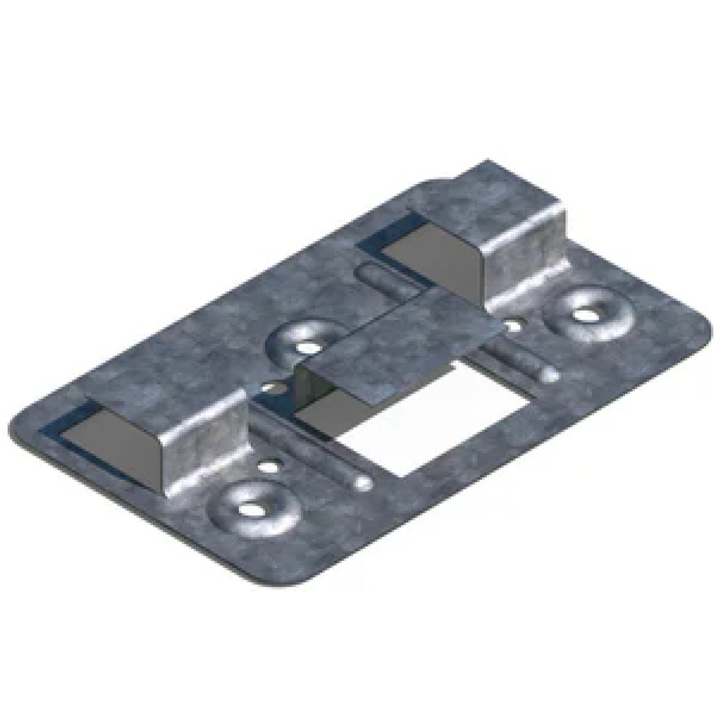 Groove-Groove:GG-Clip (9.0 x 5.0 x 0.0) - Galvanized Steel