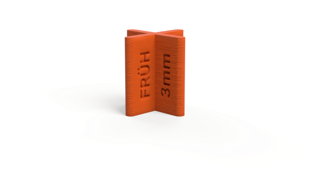 Frueh Deck Board Spacers for Wood - Composite - PVC - Deck Boards, 20pcs, 3mm (~ 1/8")