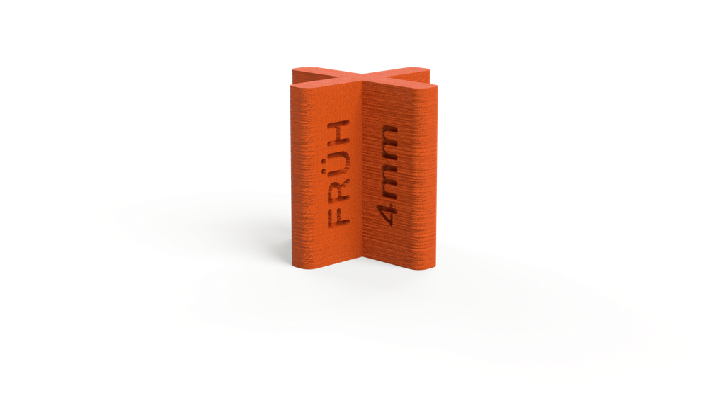 Frueh Deck Board Spacers for Wood - Composite - PVC - Deck Boards, 20pcs, 4mm (~ 5/32")