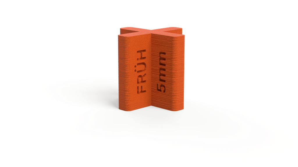 Frueh Deck Board Spacers for Wood - Composite - PVC - Deck Boards, 20pcs, 5mm (~ 3/16")