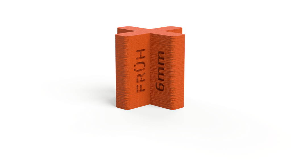 Frueh Deck Board Spacers for Wood - Composite - PVC - Deck Boards, 20pcs, 6mm (~ 1/4")